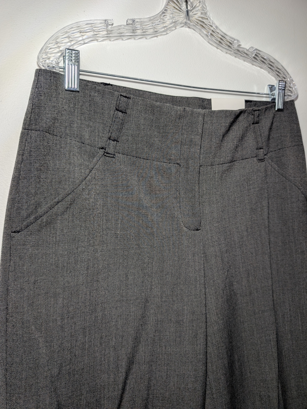Apt. 9 Charcoal Gray Maxwell Stretch Dress Trousers Womens 12 - Picture 7 of 7